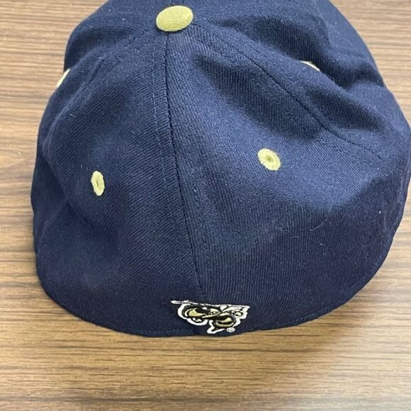 New Era Men's Baseball Hat - Georgia Tech - Navy Blue & Gold - Size 7 3/8 - GUC - Picture 8 of 12